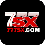 777sx.com logo with SX in capital Red words and 777 in white