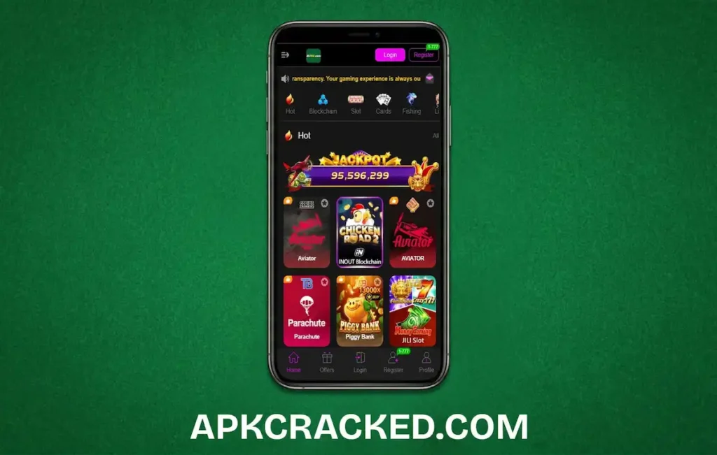 RS786 App homescreen